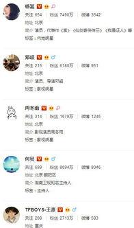 明星微博昵稱大全,個性與魅力的完美融合